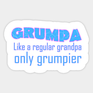 grumpa Sticker